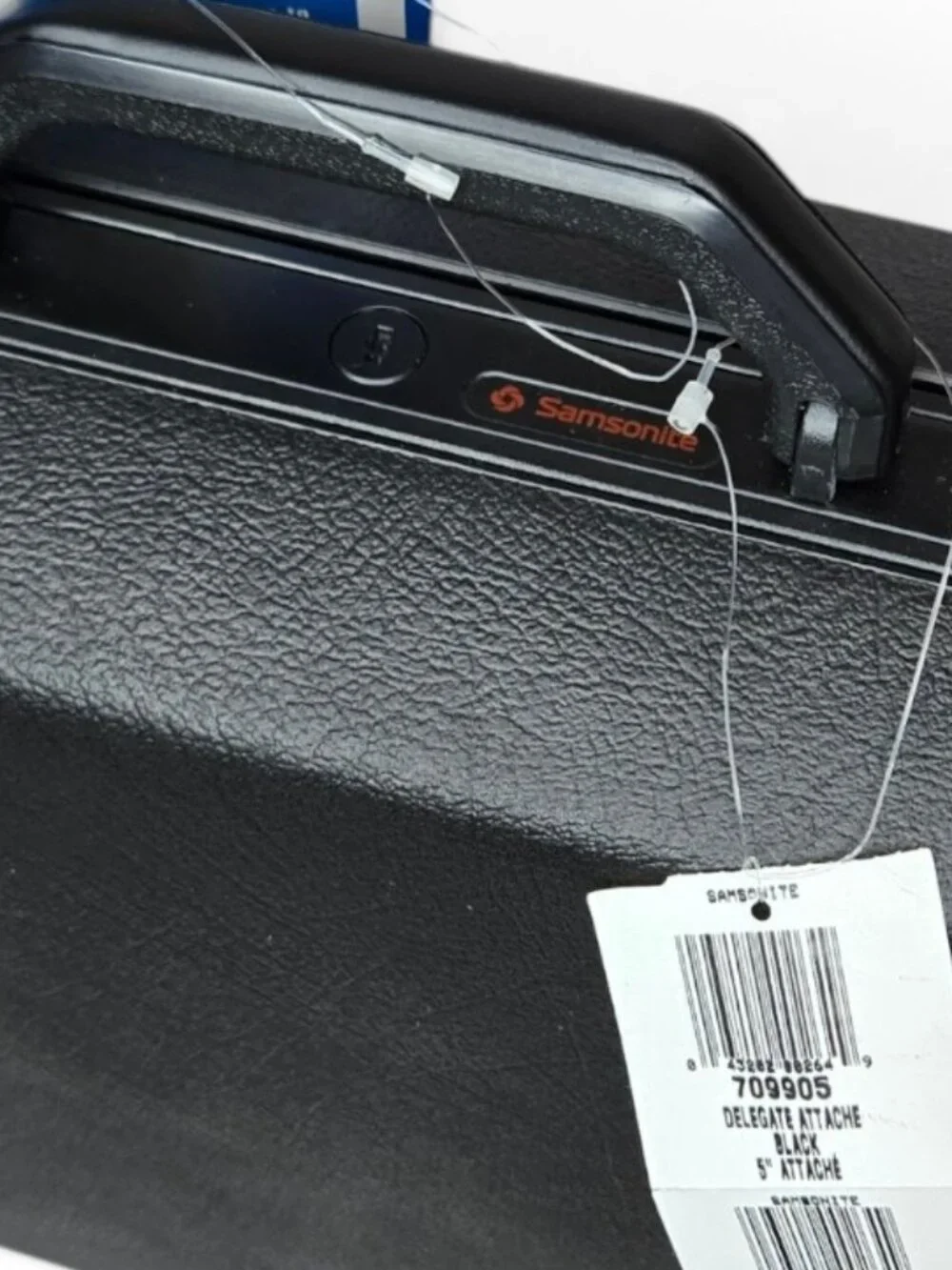 NWT Samsonite Black Delegate Attache Hard Body Storage Briefcase FLAW no key